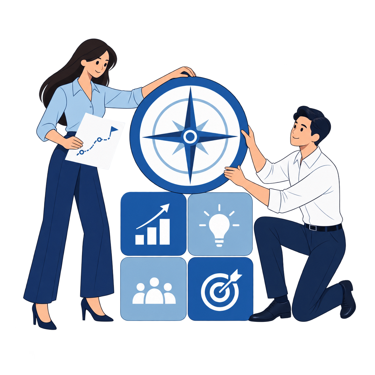 Thai business advisory illustration